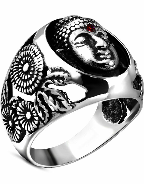 Buddhist Religious - Ring i Kirurgisk Stål