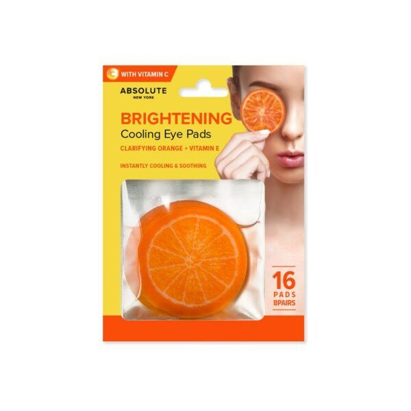 Absolute New York Brightening Eye Pad Orange 16pcs