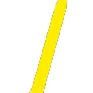 Gul Glow Stick med Snor 15 cm