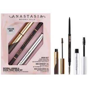 Anastasia Beverly Hills Natural Looking & Budge Proof Brow Kit Dark Br