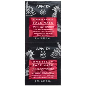 APIVITA Express Beauty Face Mask for Radiance & Revitalization with Po