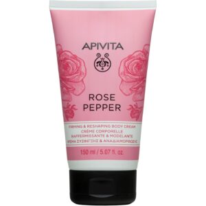 APIVITA Rose Pepper Firming and Reshaping Body Cream with Pink Pepper