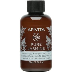 APIVITA Pure Jasmine  Travel Size Shower Gel with Essential Oils with