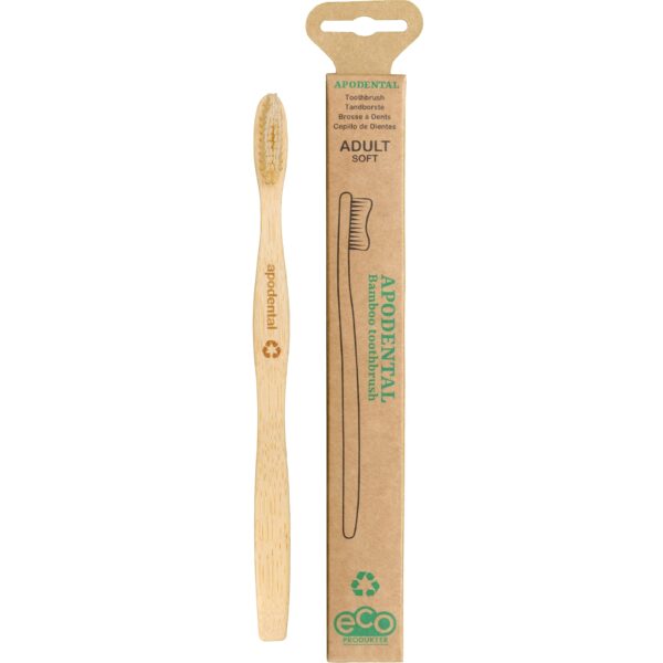 Apodental Bamboo Toothbrush Adult Soft