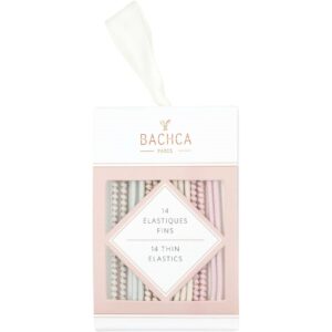 BACHCA Thin elastics x14 pastel-colored and lurex