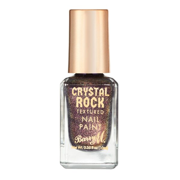 Barry M Crystal Rock Textured Nail Paint Purple Agate