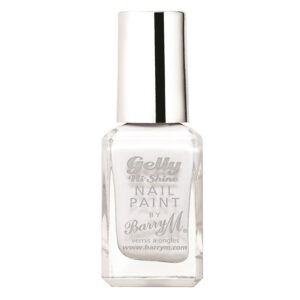 Barry M Gelly Hi Shine Nail Paint Cotton White