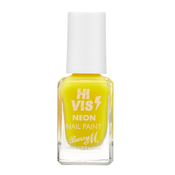 Barry M Hi Vis Nail Paint Yellow Flash