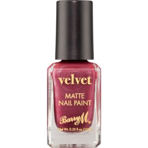 Barry M Velvet Nail Paint  Crimson Couture