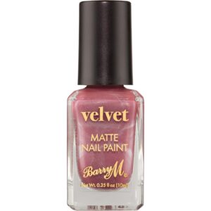 Barry M Velvet Nail Paint  Modern Mauve