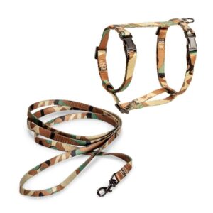 Basic Kattesele & Bånd Camo (M)