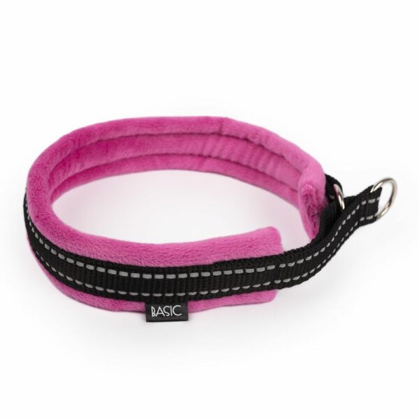 Basic Cosy Halsband Halvstryp Rosa (S)