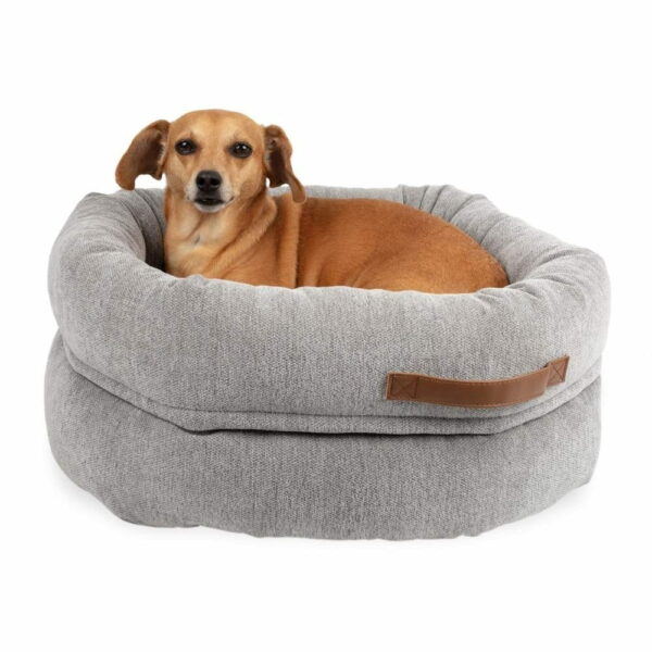 Basic WellB Ortopedisk Hundeseng Donut Grå (75 cm)