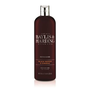 Baylis & Harding Men&apos;s Black Pepper & Ginseng Shower Gel 500 ml