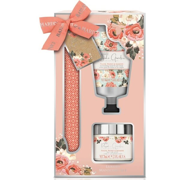 Baylis & Harding Royale Garden Peach Peony & Jasmine Manicure Set