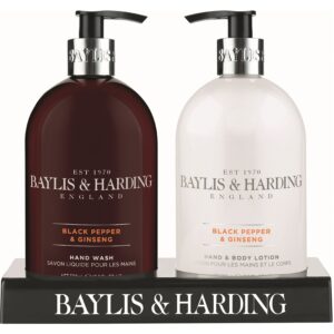 Baylis & Harding Signature Men&apos;s Black Pepper & Ginseng 2 Bottle Set 1