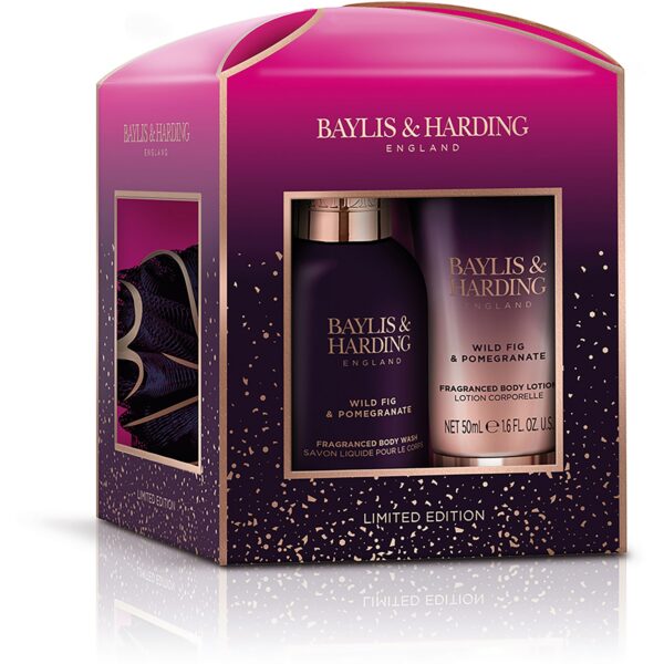 Baylis & Harding Wild Fig & Pomegranate Body Trio Gift Box