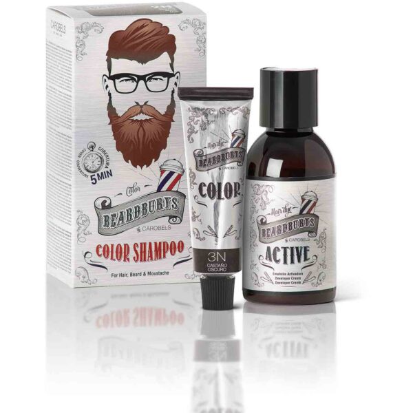 Beardburys Color Shampoo 3n Dark Brown