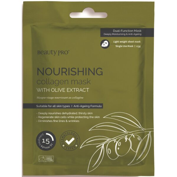 Beauty PRO Nourishing Collagen Mask With Olive Extract