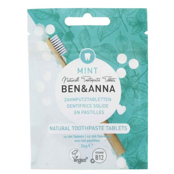 Ben & Anna Toothtablets Mint 36 g