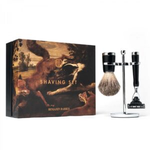 Benjamin Barber Classic 3-piece Shaving Set Ebony Mach3