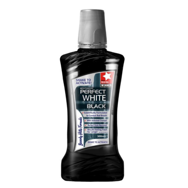 Beverly Hills Perfect White Formula Black Mouthwash 500 ml