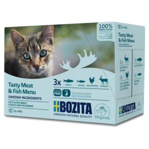 Bozita Multibox med Kjøtt & Fisk 12x85 g