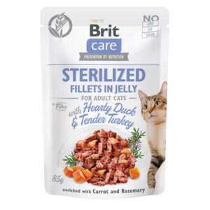 Brit Care Cat SterilizedJelly and & kalkun filé i gelé 85 g