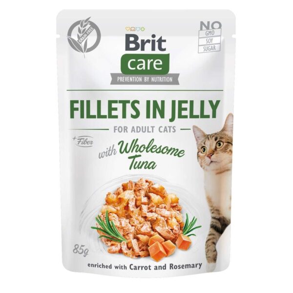 Brit Care Cat Jelly tunfisk filé i gelé 85 g