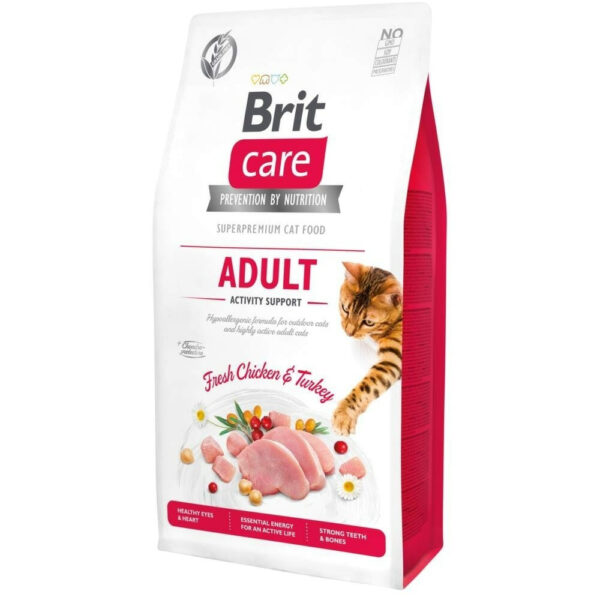 Brit Care Cat Grain Free Adult Activity Support (2 kg)