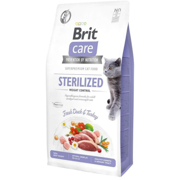 Brit Care Cat Grain Free Sterilized Weight Control (2 kg)