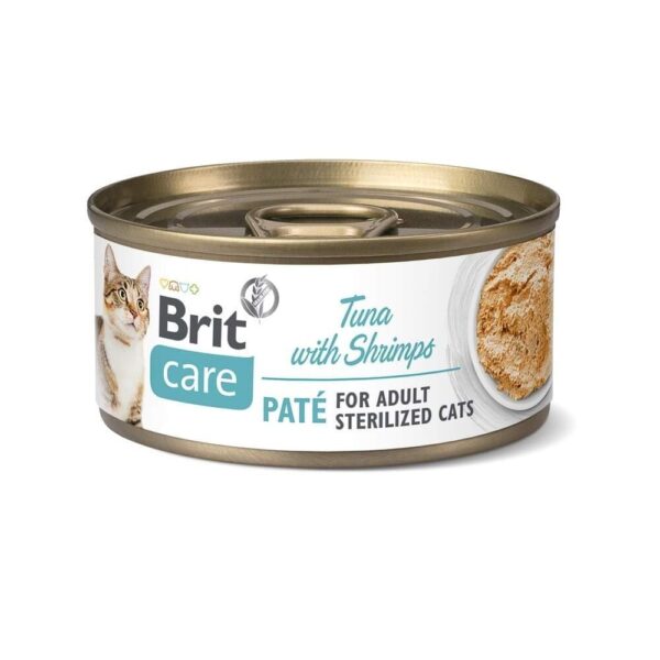 Brit Care Cat Paté Sterilized tunfisk & reke 70 g