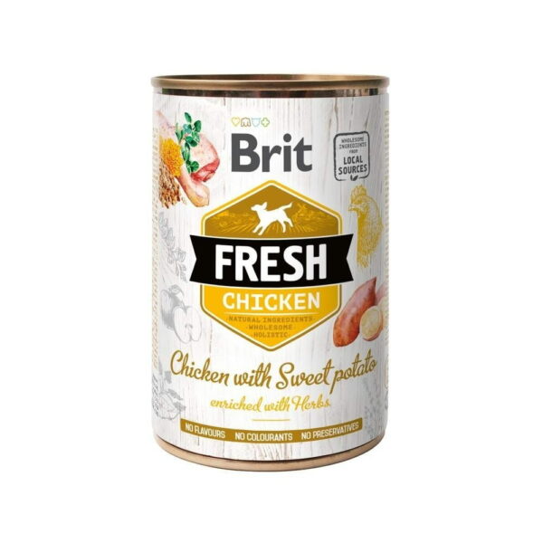 Brit Fresh Cans Chicken With Sweet Potato