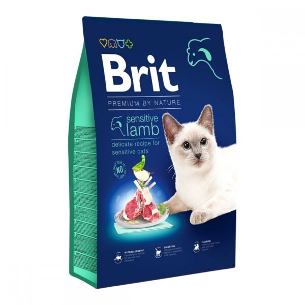 Brit Premium By Nature Cat Sensitive Lamb (1