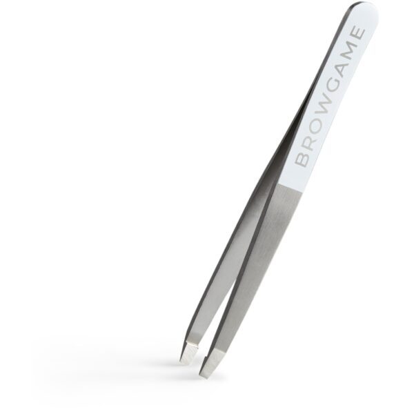 Browgame Cosmetics Original Straight Tweezer White