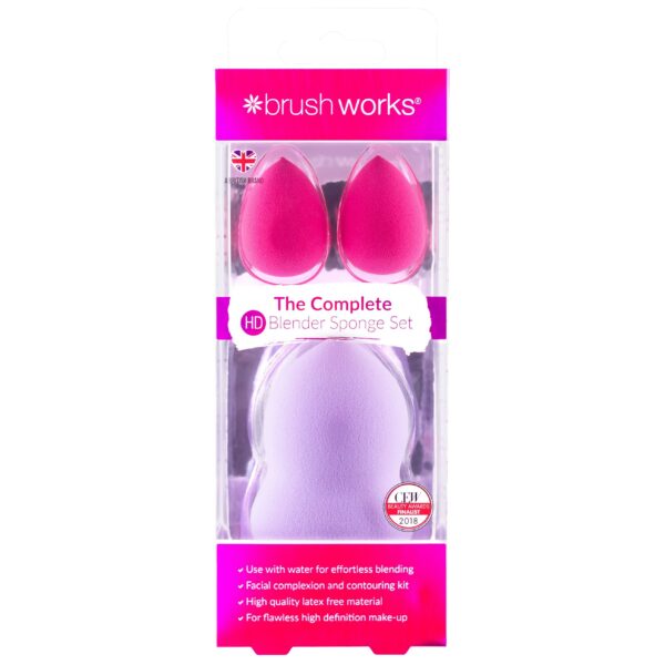 Brushworks HD Complete Blender Sponge Set