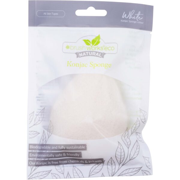 Brushworks Konjac Sponge White - Original