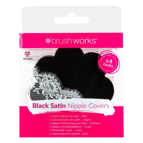 Brushworks Brushworks Accessories Vårtskydd i satin – svart