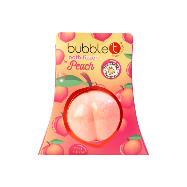 BubbleT Fruitea Bath Fizzer Peach