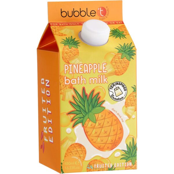 BubbleT Fruitea Pineapple Bath Milk  480 ml