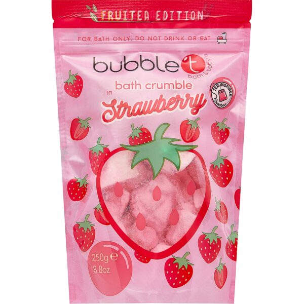 BubbleT  Fruitea Strawberry Bath Crumble  250 ml