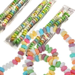 2 kg Candy Necklace - STOR Pose med ca 100 stk Sukkertøy-Halskjeder