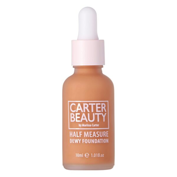 Carter Beauty Cosmetics Half Measure Dewy Foundation Peacan Pie