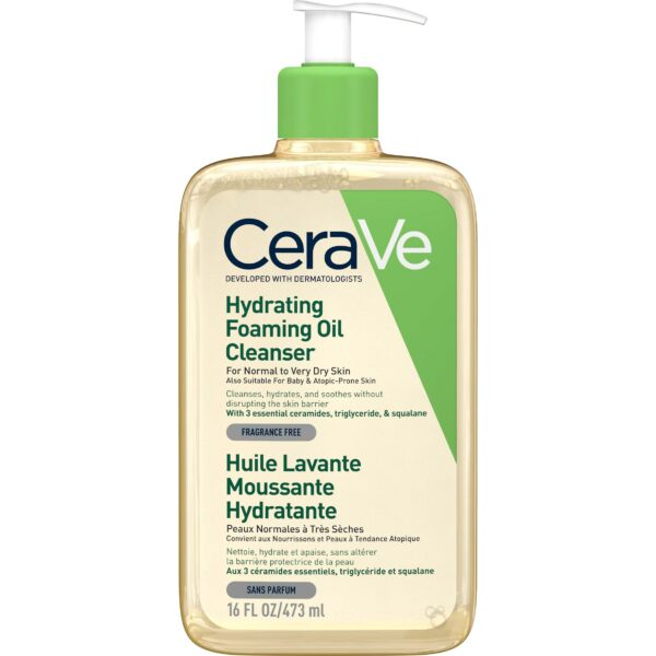 CeraVe Hydrating Foaming Oil Cleanser 473 ml