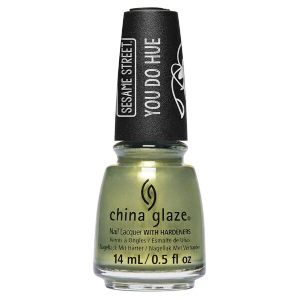 China Glaze Nail Lacquer Sesame Street You Do Hue Trash Can-do Attitud