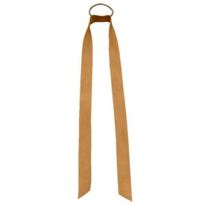 Corinne Leather Band Long  Camel