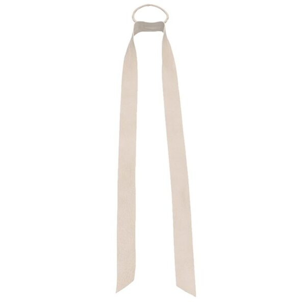 Corinne Leather Band Long  Cream