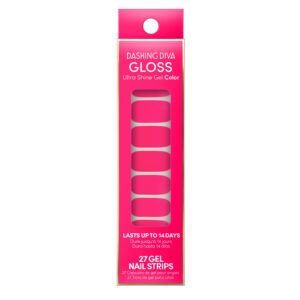 Dashing Diva Gloss Color Gel Nail Strips All Out Diva