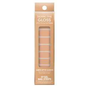 Dashing Diva Gloss Color Gel Nail Strips Sahara Sandstone