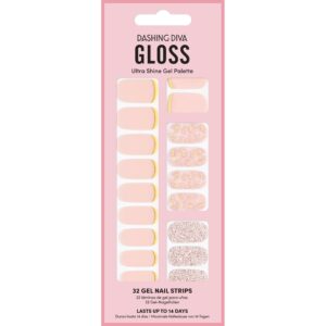 Dashing Diva Gloss Palette Gel Nail Strips Always Calm